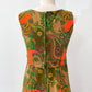 1970s Vintage Hawaiian Paisley Maxi Dress by Hawaii Nei Honolulu