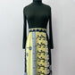 1970s Paganne by Gene Berk Designer Op Art Mod Italian Jersey Knit Dress