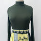 1970s Paganne by Gene Berk Designer Op Art Mod Italian Jersey Knit Dress