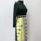 1970s Paganne by Gene Berk Designer Op Art Mod Italian Jersey Knit Dress
