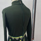 1970s Paganne by Gene Berk Designer Op Art Mod Italian Jersey Knit Dress