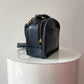 1990s Vintage COACH Lunch Box 9991 Gray Top Handle Crossbody Purse