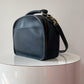 1990s Vintage COACH Lunch Box 9991 Gray Top Handle Crossbody Purse
