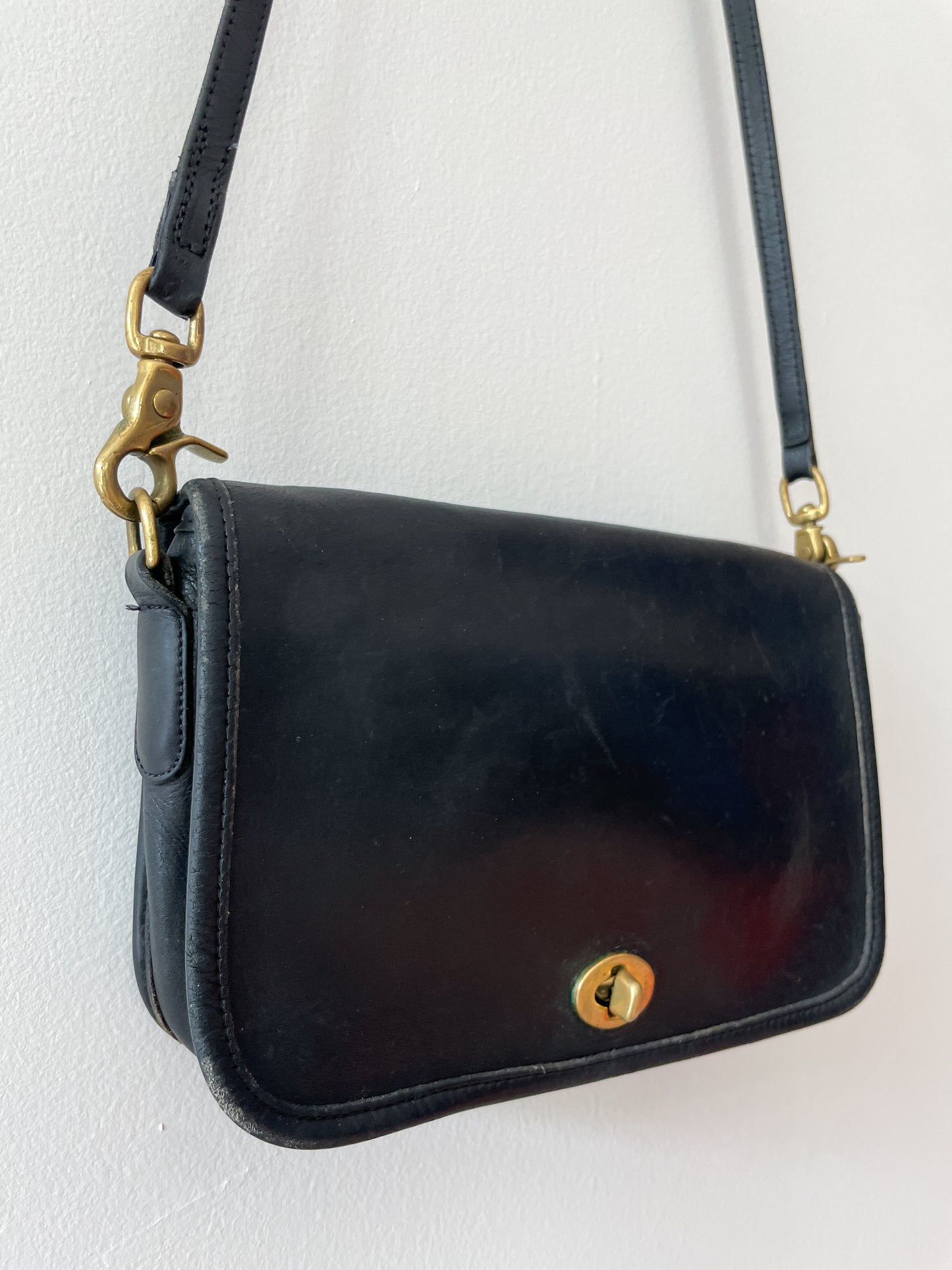 1990s Vintage COACH Pocket Purse 9755 Crossbody