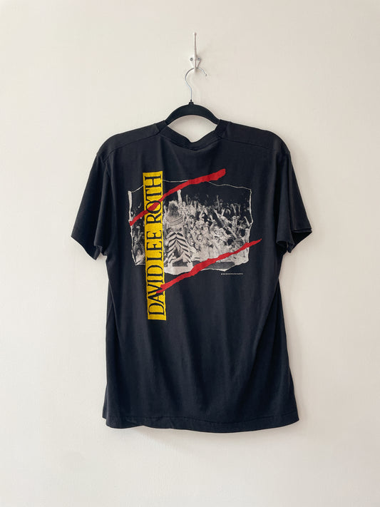 1980s Vintage David Lee Roth Eat Em and Smile Concert Tee Shirt 1986