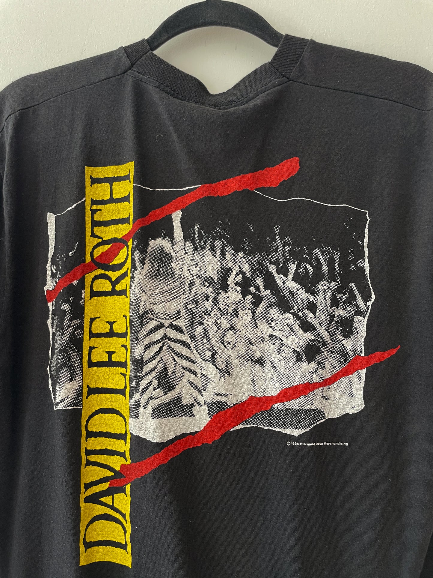 1980s Vintage David Lee Roth Eat Em and Smile Concert Tee Shirt 1986