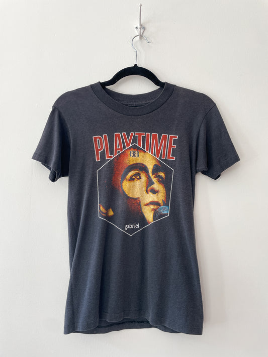1988 Vintage Playtime Peter Gabriel Concert Tour Tee 1980s