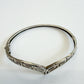 1980s Vintage Sterling Greek Key Cuff Bracelet