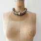 1980s Vintage Large Metal Ball Statement Necklace