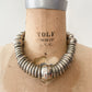 1980s Vintage Large Metal Ball Statement Necklace