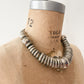 1980s Vintage Large Metal Ball Statement Necklace