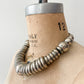 1980s Vintage Large Metal Ball Statement Necklace