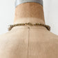 1980s Vintage Large Metal Ball Statement Necklace
