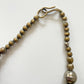 1980s Vintage Large Metal Ball Statement Necklace