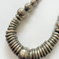 1980s Vintage Large Metal Ball Statement Necklace