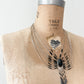 1970s Vintage Liquid Silver 10-Strand Onyx Necklace; attributed to Sensa Eustace Zuni