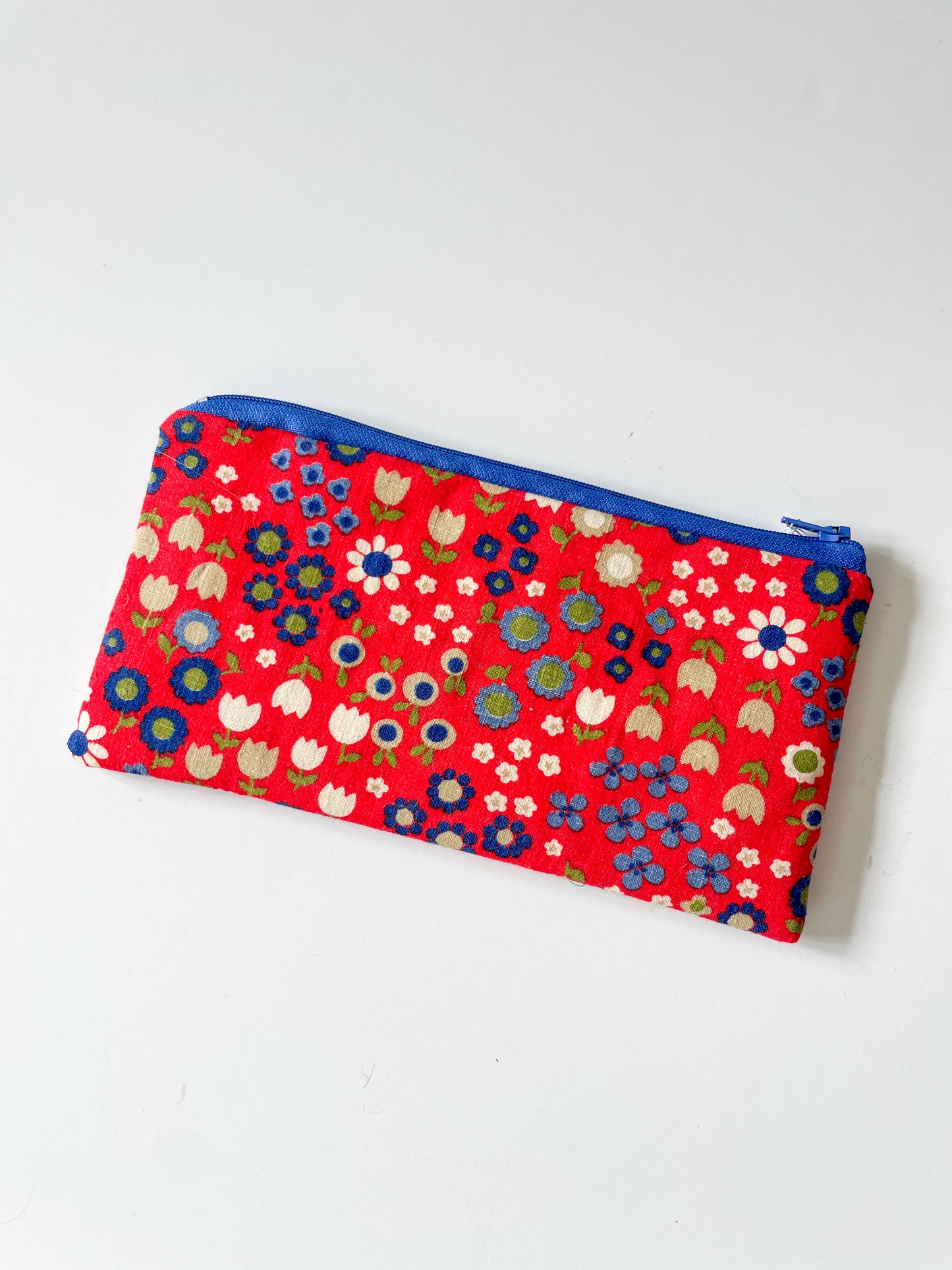Handmade by us! Pencil Pouches of Vintage Fabric