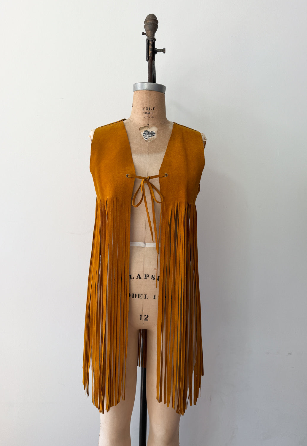 1970s Vintage Stunning Long Fringe Hippie Vest