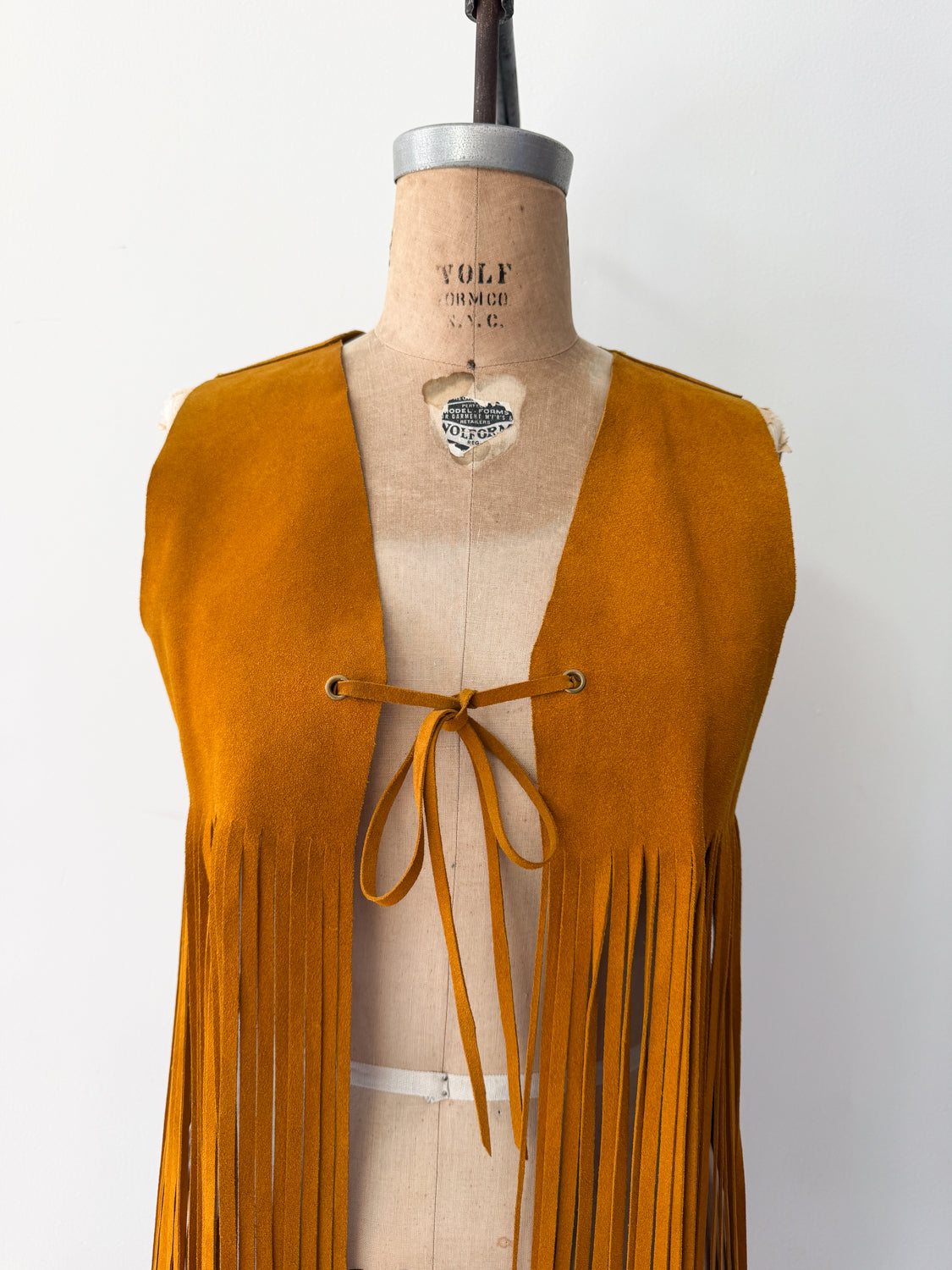 1970s Vintage Stunning Long Fringe Hippie Vest