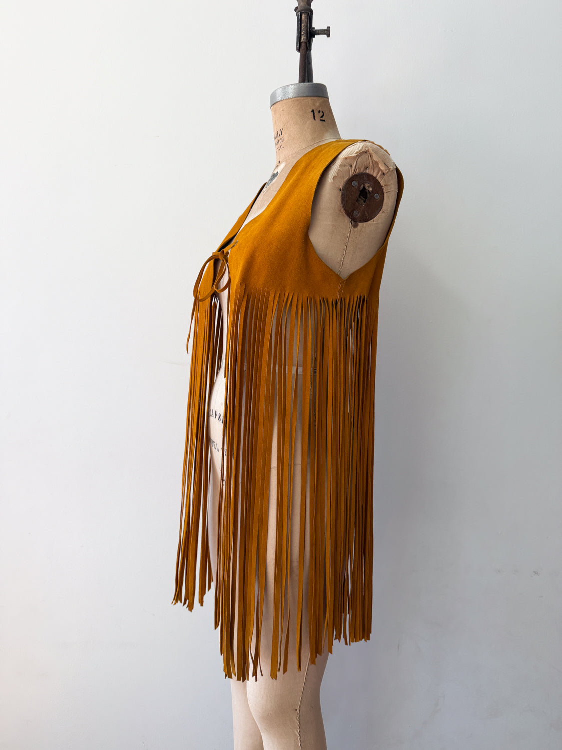 1970s Vintage Stunning Long Fringe Hippie Vest