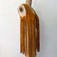 1970s Vintage Stunning Long Fringe Hippie Vest