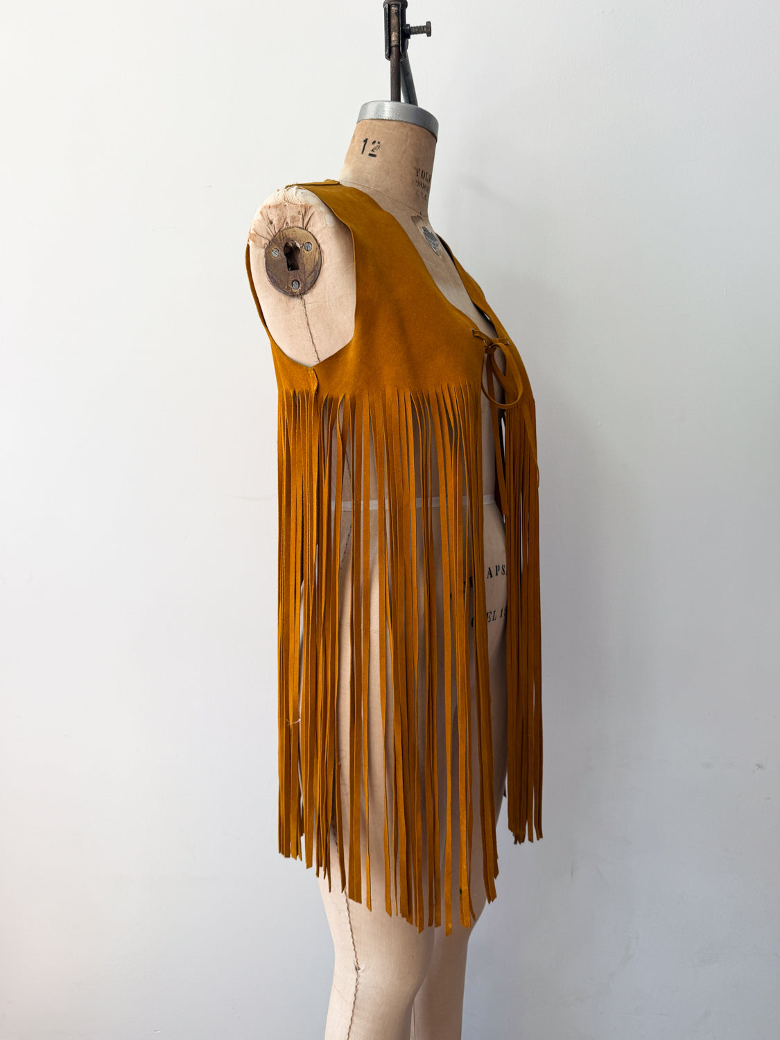 1970s Vintage Stunning Long Fringe Hippie Vest