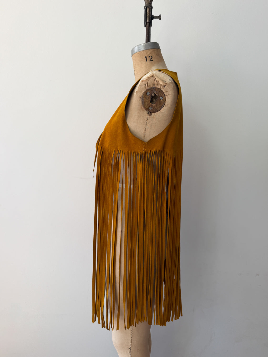 1970s Vintage Stunning Long Fringe Hippie Vest