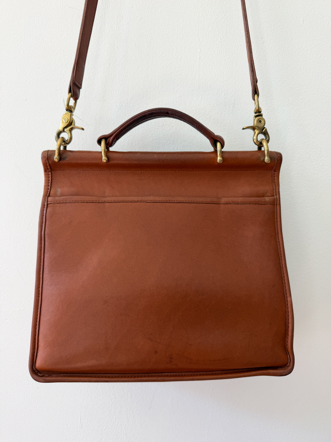 1994 Vintage COACH British Tan Willis 9927 Crossbody Bag Authenticated 90s