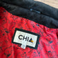 1980s Vintage Black Suede Leather Embossed Reptile Zip Up Fringe Jacket