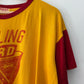 1950s Vintage Styling Ford Motors Dealership Rayon Ringer T-Shirt by Wilton