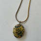 RESERVED for KIYOMI: 1980s Vintage Gold Floral Locket Necklace