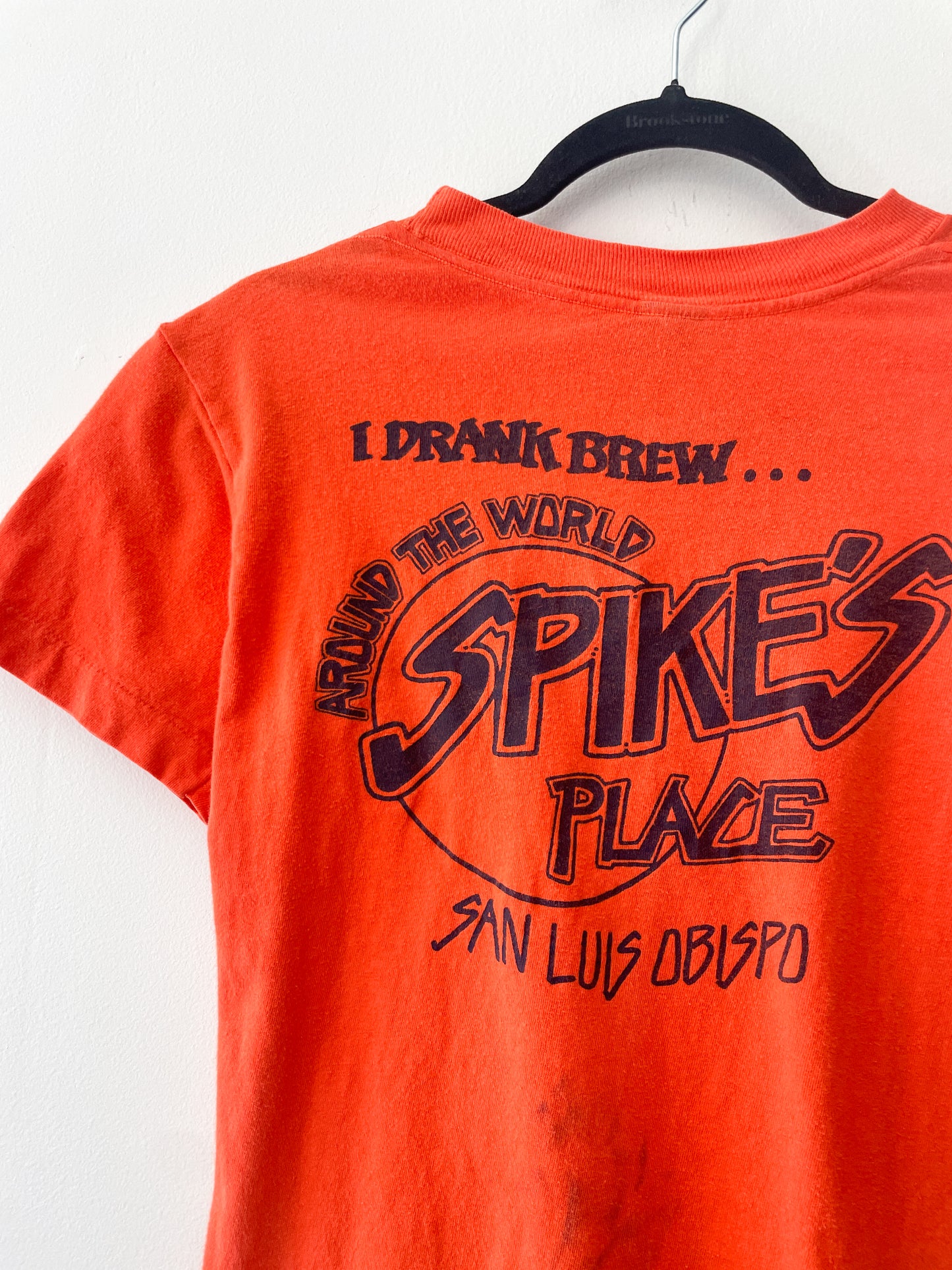 1980s Vintage Spike's Place San Luis Obispo Thrashed Tee Shirt