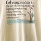 1983 Vintage Fishing Definition Joke Funny Beard & McKie Graphic Tee Shirt