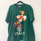 1990s Vintage Tigger Italy Wine Making Epcot Tee Shirt