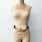 1970s Vintage Holding Hands Clasping Georges Mailian Inspired Leather Belt by Park Lane