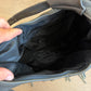 1980s Gray Fringe Leather Shoulder Bag