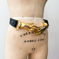 1970s Vintage Holding Hands Clasping Georges Mailian Inspired Leather Belt by Park Lane