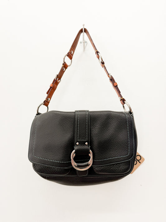 Y2K 2000s Vintage COACH Chelsea Pebbled Leather Soho Shoulder Bag