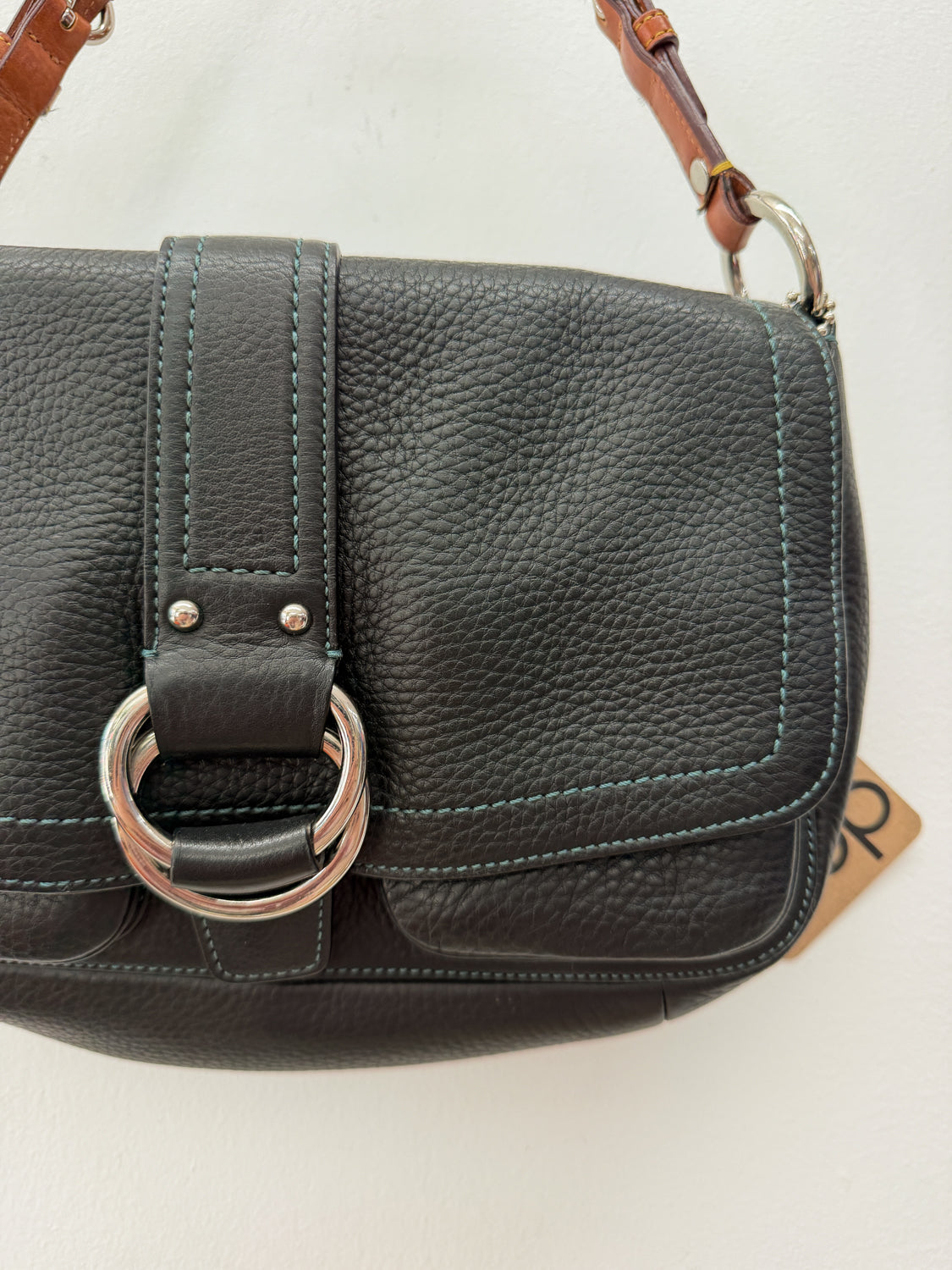 Y2K 2000s Vintage COACH Chelsea Pebbled Leather Soho Shoulder Bag