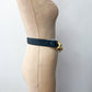 1970s Vintage Holding Hands Clasping Georges Mailian Inspired Leather Belt by Park Lane