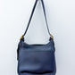 1990s Vintage COACH 1997 Blue Legacy Zip Bag 9966