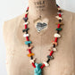 1970s Vintage Bear Totem Fetish Necklace Turquoise Zuni Native American
