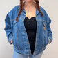 1990s Vintage Carhartt Darkstone Wash Denim Jean Jacket