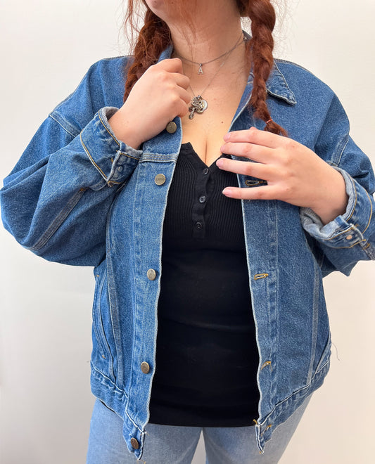 1990s Vintage Carhartt Darkstone Wash Denim Jean Jacket