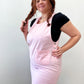 1990s Vintage Pink Gingham Jumper Dress by FADS