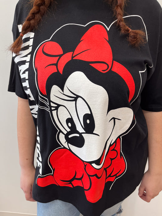1990s Vintage Minnie Mouse Double Sided Made in USA Tee Shirt