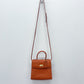 1995 Vintage COACH Gracie Bag British Tan Pebble Leather Authentic Original Crossbody Purse Style 4413 1990s