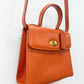 1995 Vintage COACH Gracie Bag British Tan Pebble Leather Authentic Original Crossbody Purse Style 4413 1990s