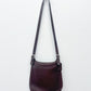 2001 Vintage COACH Chocolate Brown Slim Hippie Flap Saddle Crossbody Authentic Original Style 9135