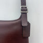 2001 Vintage COACH Chocolate Brown Slim Hippie Flap Saddle Crossbody Authentic Original Style 9135